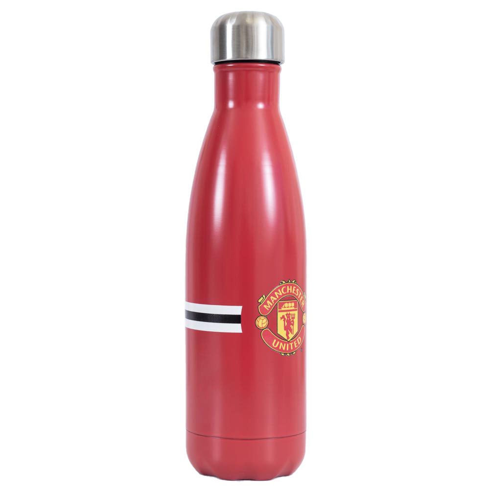 Manchester United FC Red Core Stripe Insulated Stainless Steel Thermal Flask