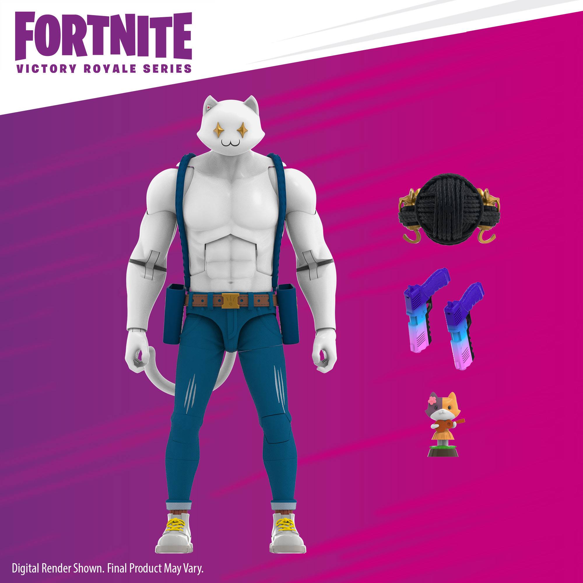 Fortnite Victory Royale Series 6 - inch Meowscles (Ghost) Collectible Action Figure