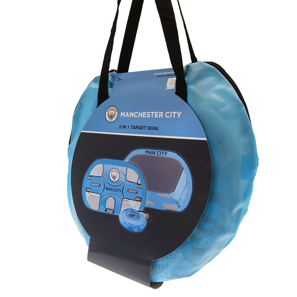 Outdoor Pop - Up Manchester City FC Football Training Target Goal