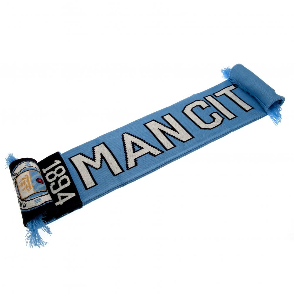 Manchester City Football Club Knitted Scarf for Supporters