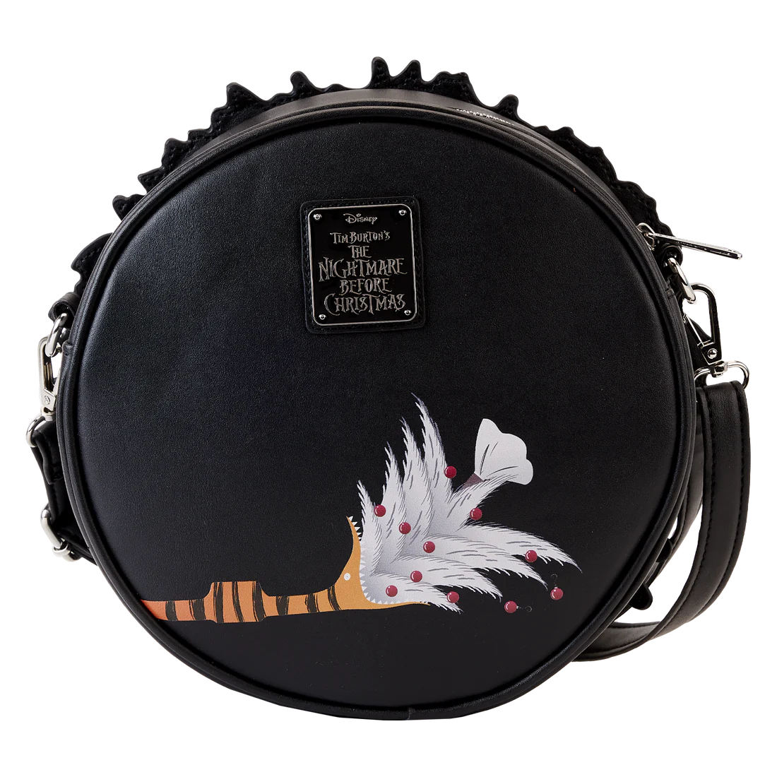 Loungefly Disney Nightmare Before Christmas Glow-in-the-Dark Wreath Crossbody Bag