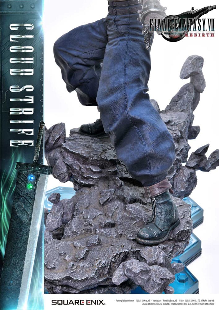 Square Enix Masterline Final Fantasy VII Rebirth Highly Detailed 1/4 Scale Collectible Statue of Cloud Strife