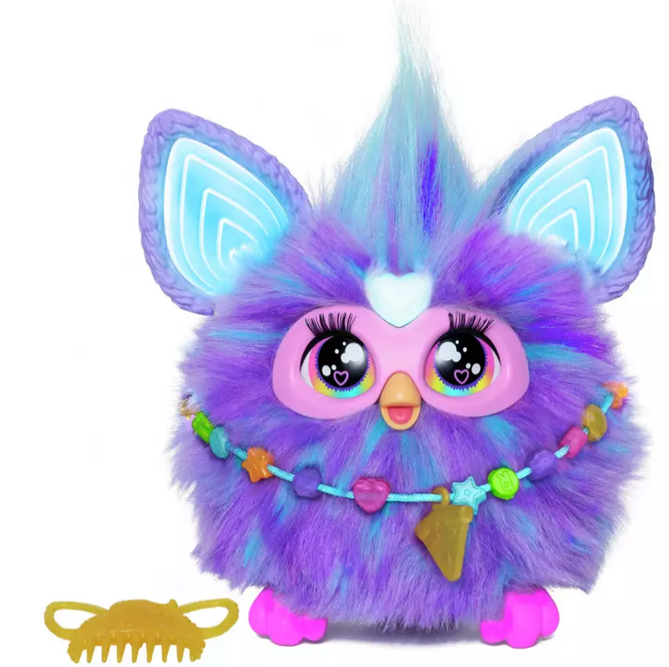 Purple Interactive Electronic Furby Pet Toy - A Fun and Engaging Companion for Kids