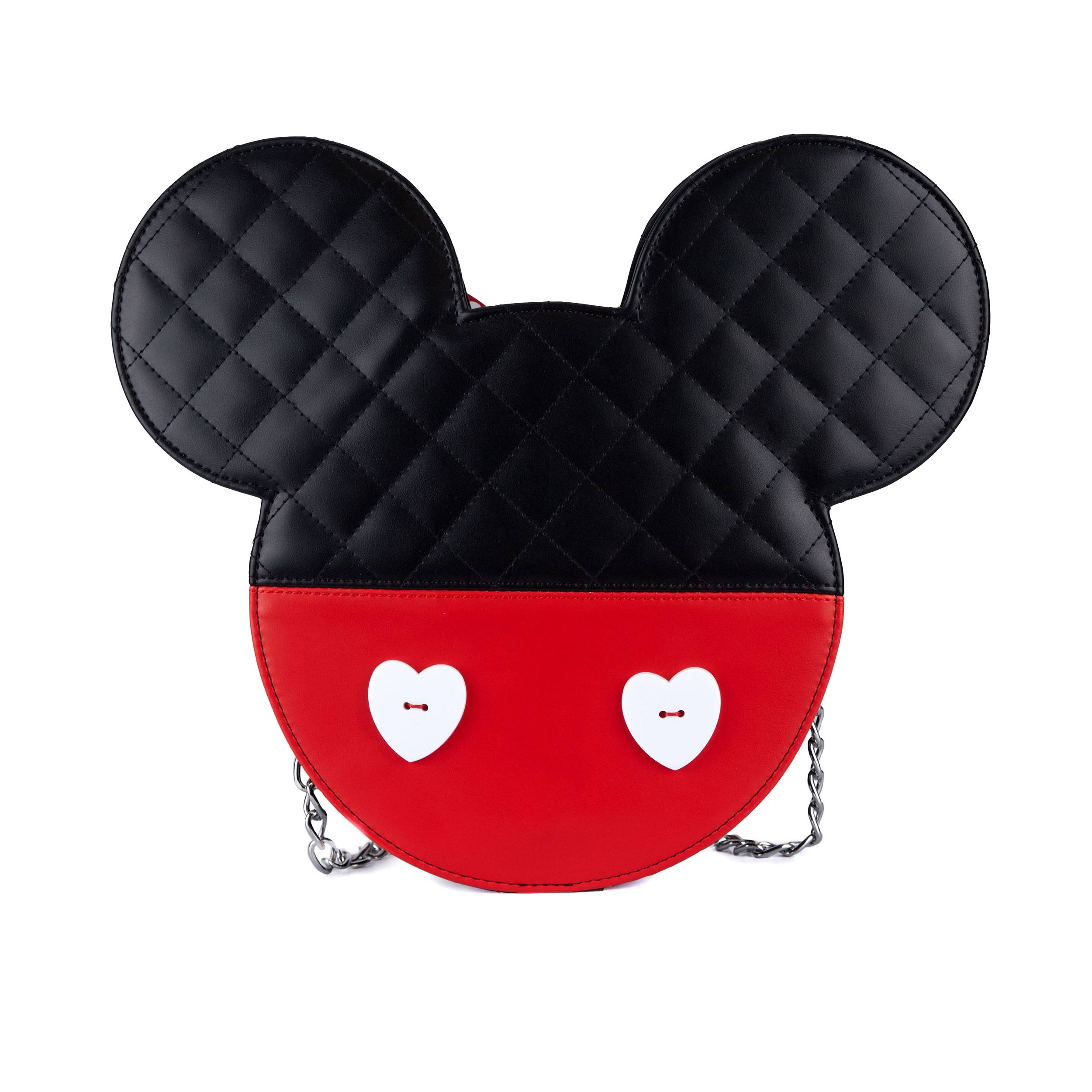 Loungefly Disney POP! Valentine's Day Crossbody Bag Featuring Mickey and Minnie Mouse Designs