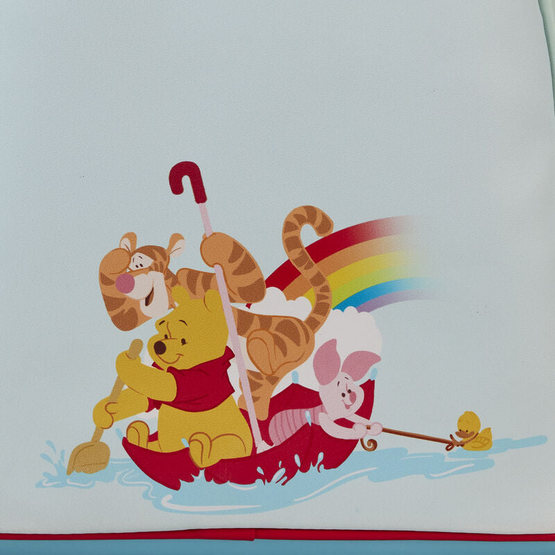 Loungefly Brand Mini Backpack Inspired by Disney's Winnie the Pooh and Friends on a Rainy Day