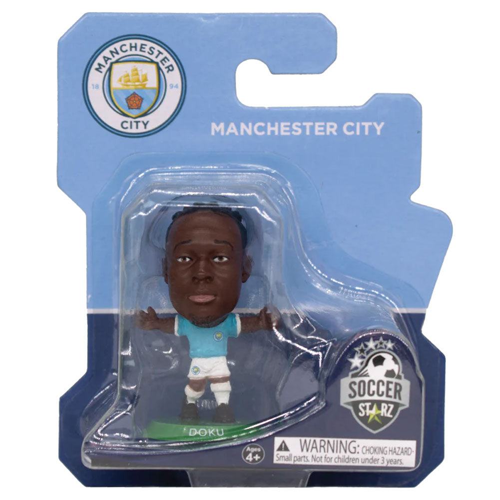 Collectible Manchester City FC SoccerStarz Figure of Jérémy Doku