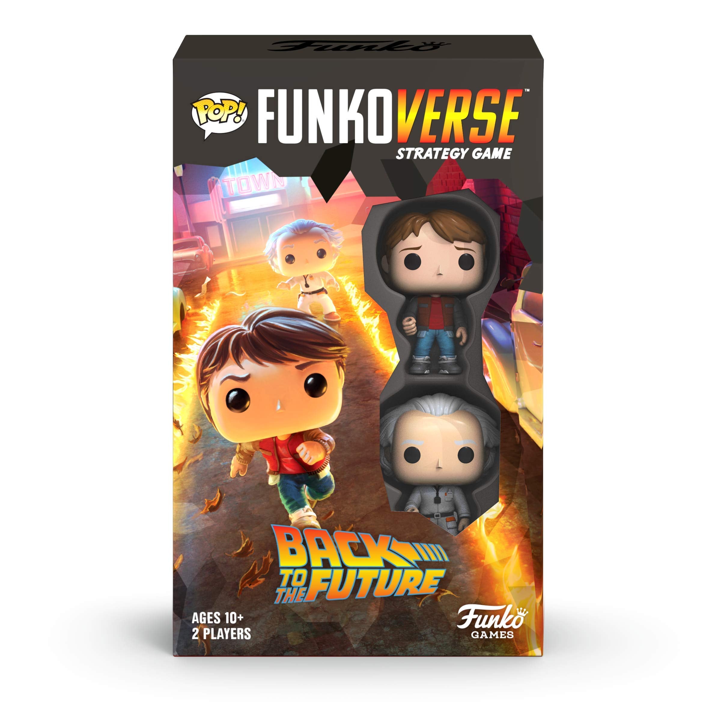 Funkoverse Back to the Future Strategy Board Game Bundle - 2 Pack Set