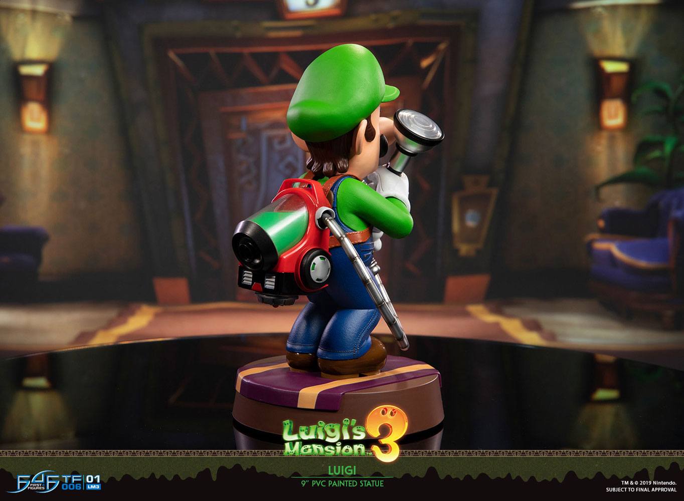 First4Figure 9-Inch Luigi Statue from Luigi's Mansion 3 PVC Collectible Figurine