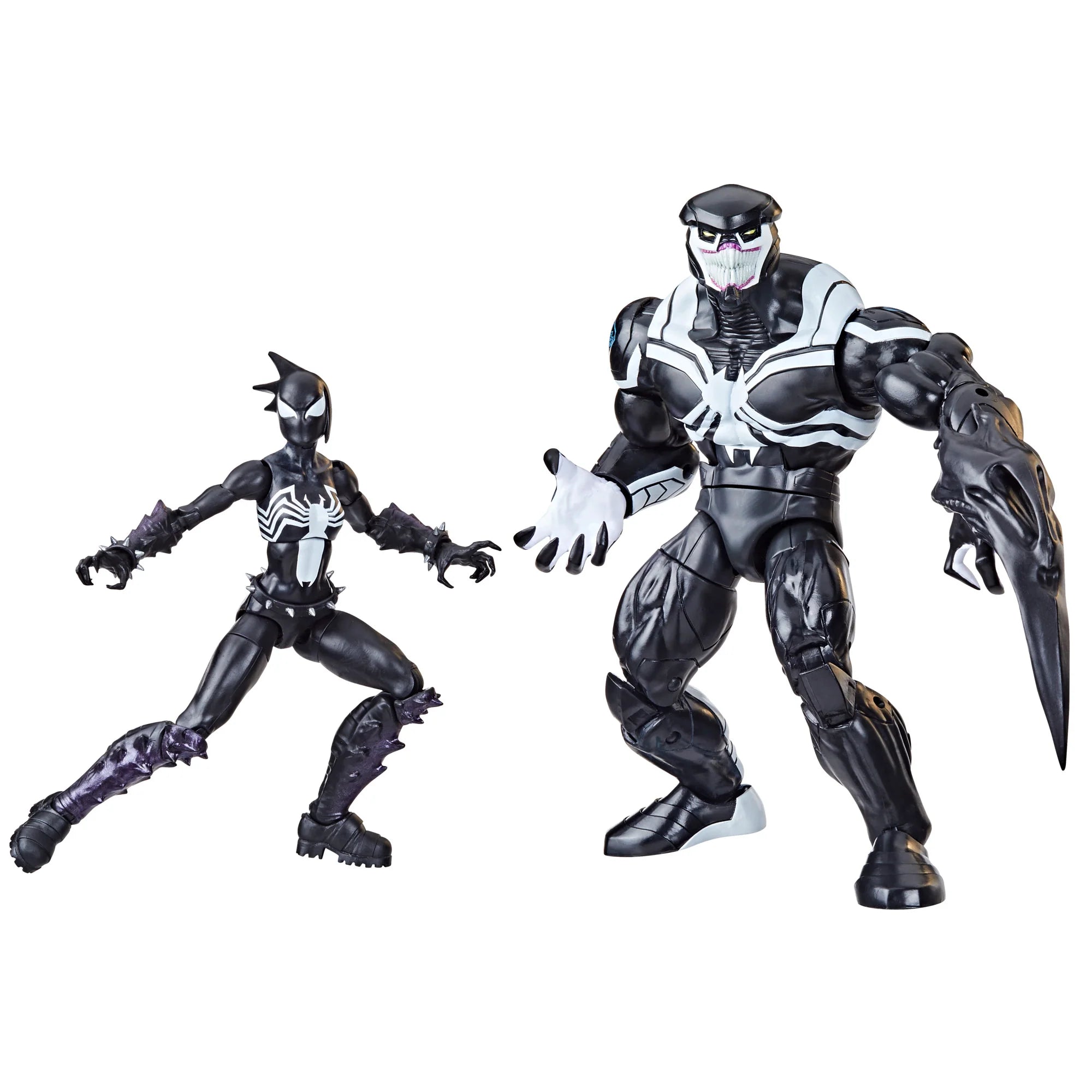Hasbro's Collectible Marvel Legends Series 6-Inch Venom Space Knight and Marvel's Mania Action Figure Two-Pack