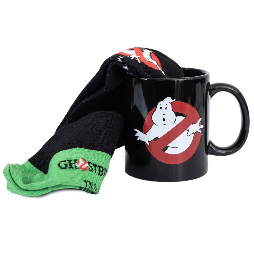 Cool Ghostbusters Themed Mug and Sock Gift Set