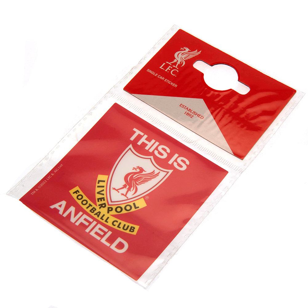 Liverpool Football Club This Is Anfield Car Window Vinyl Sticker