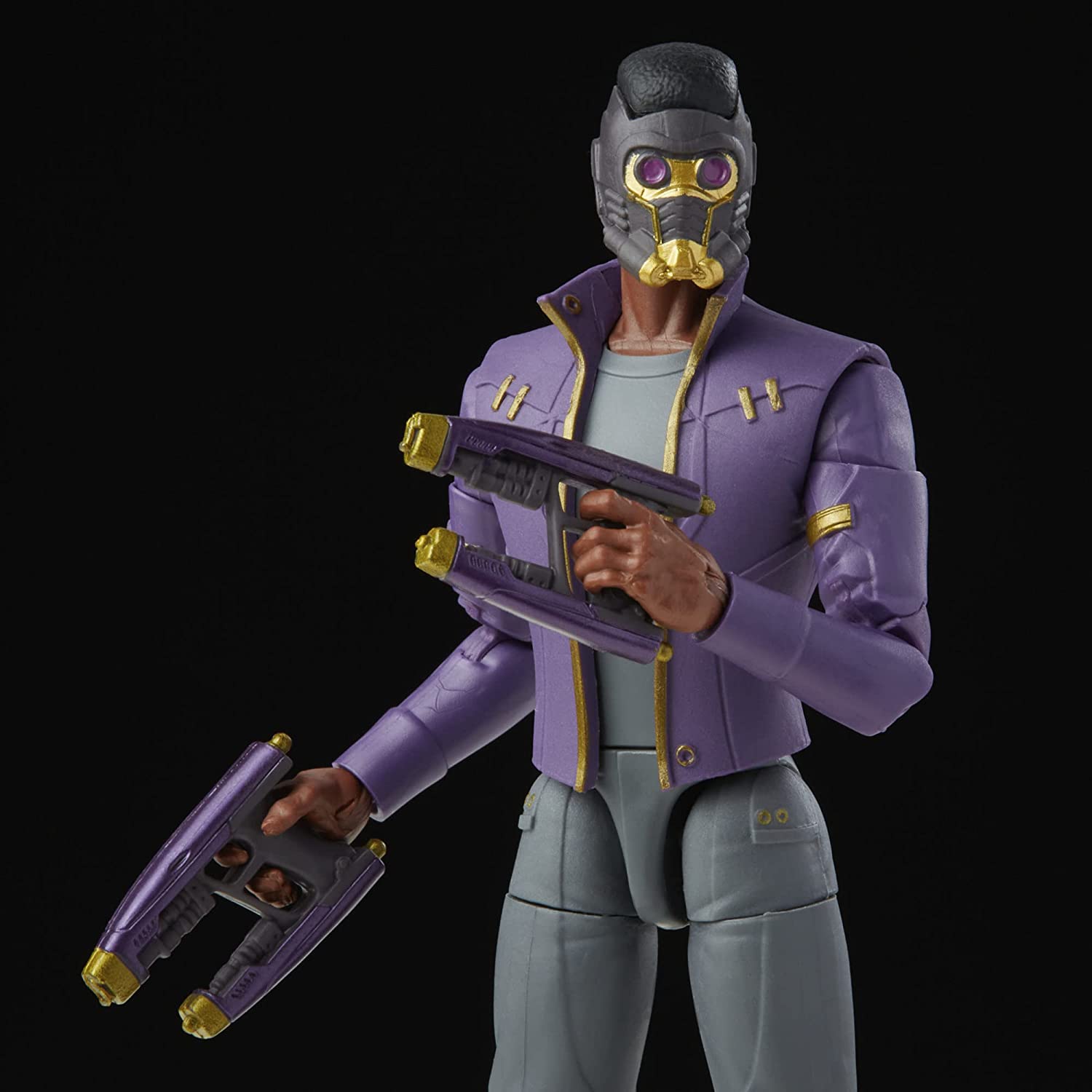 Hasbro 6-Inch Premium Marvel Legends Series What If T'Challa as Star-Lord Action Figure