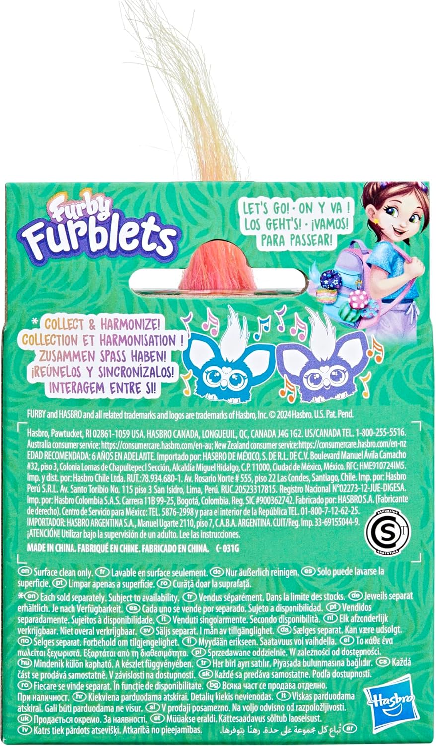 Funky Mini Furby Furblet Par-Tay Toy for 6+ Year Olds