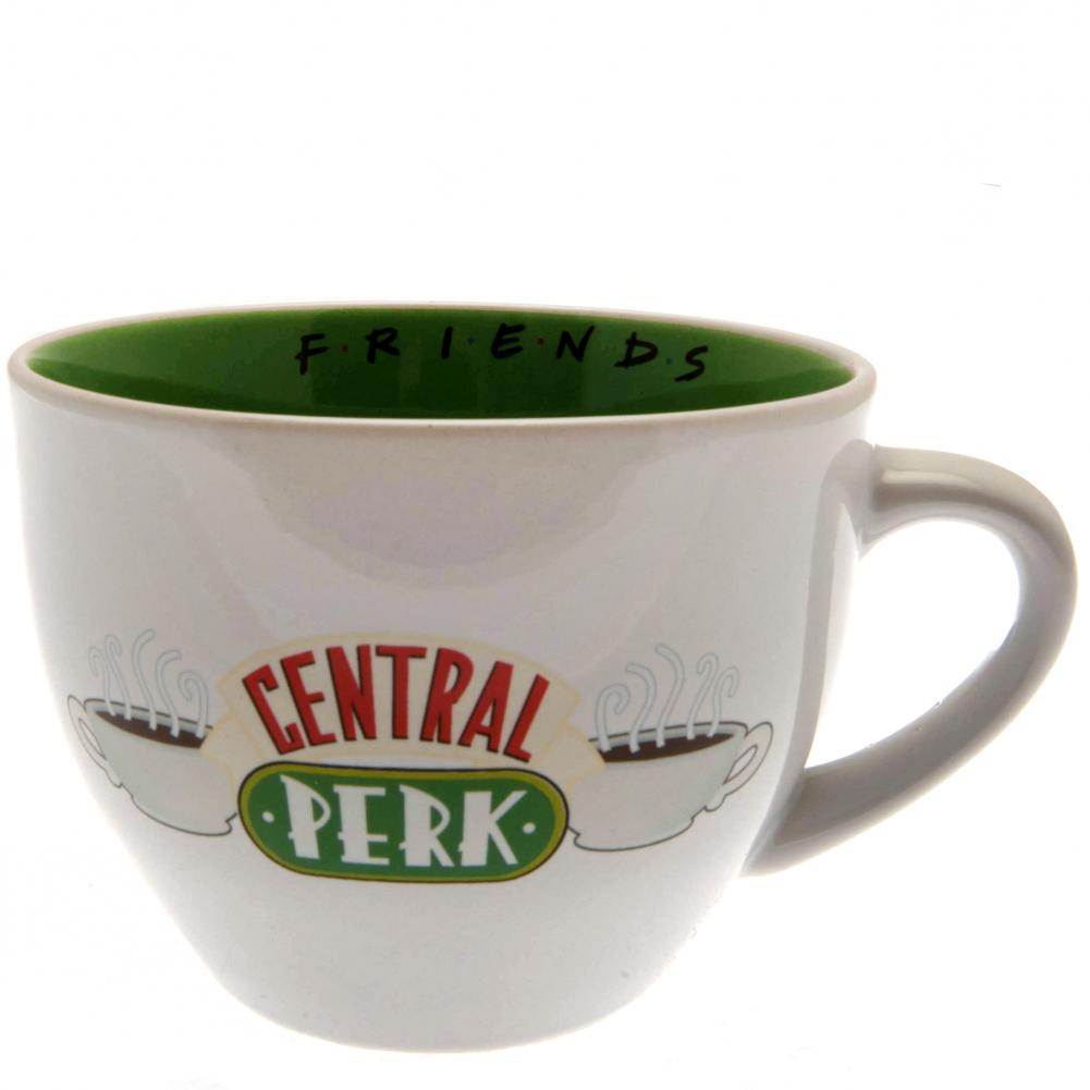Friends Themed Cappuccino Drinking Mug with Central Perk Logo