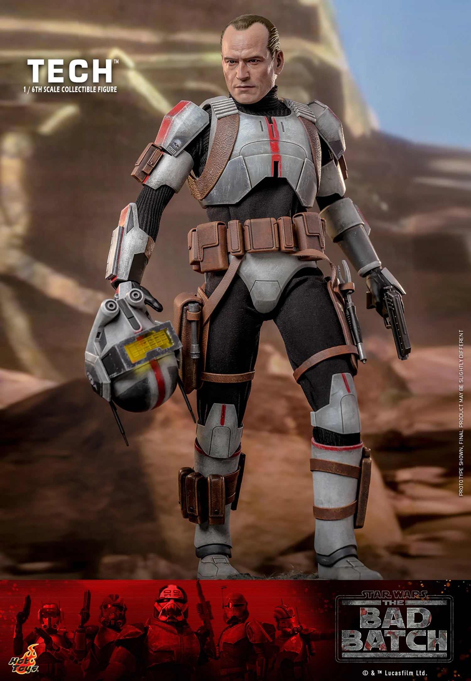 Hot Toys 1/6th Scale Collectible Figure of Tech from Star Wars The Bad Batch