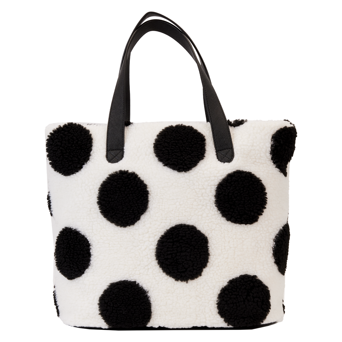 Loungefly Disney Sherpa Tote Bag: Minnie's Dotted Fashion Statement