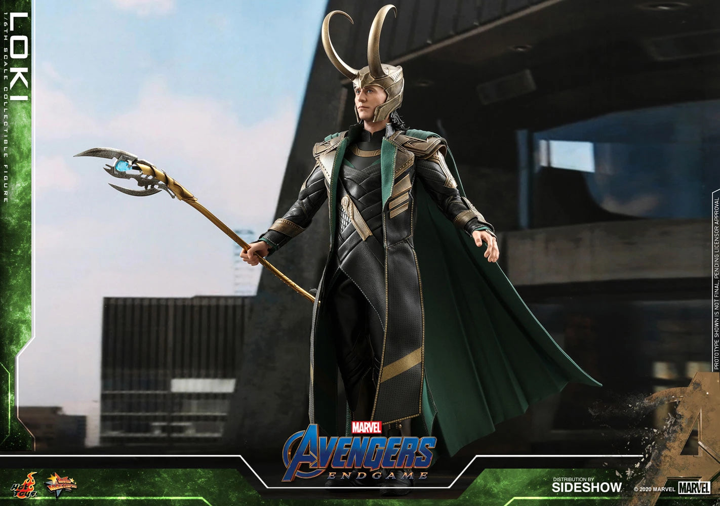 Hot Toys Highly Detailed 1/6th Scale Collectible Figure of Loki from Avengers Endgame