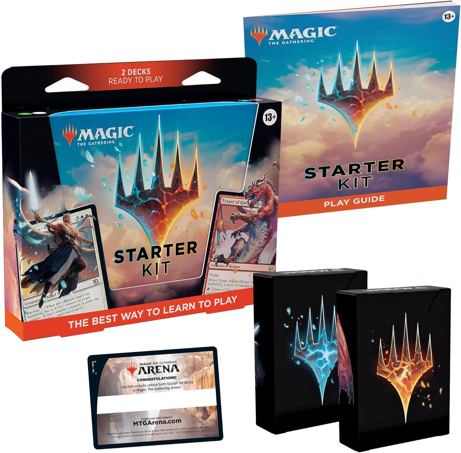 Magic: The Gathering Beginner's Starter Kit with Rare Cards and Online Access