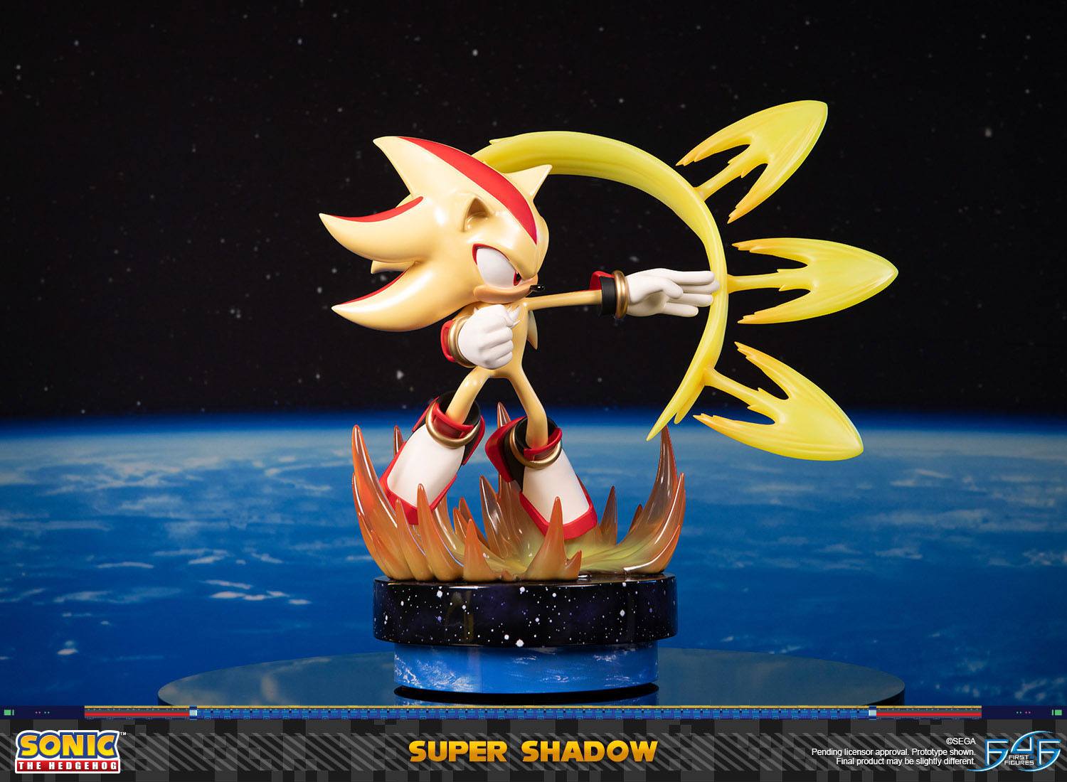 First4Figures Collectible Sonic The Hedgehog Super Shadow Resin Statue