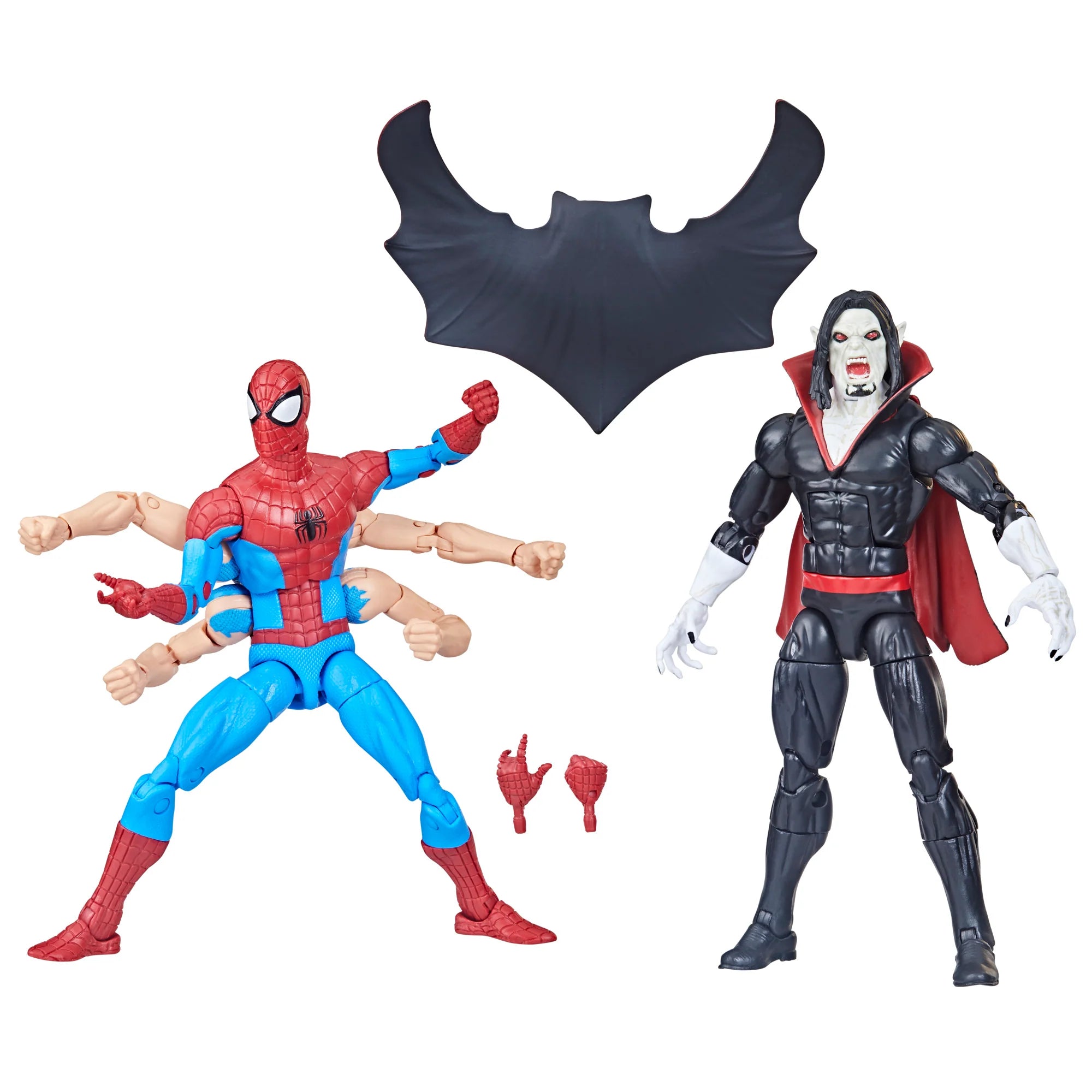 Hasbro Marvel Legends 6-Inch Scale Spider-Man vs Morbius Action Figure Set