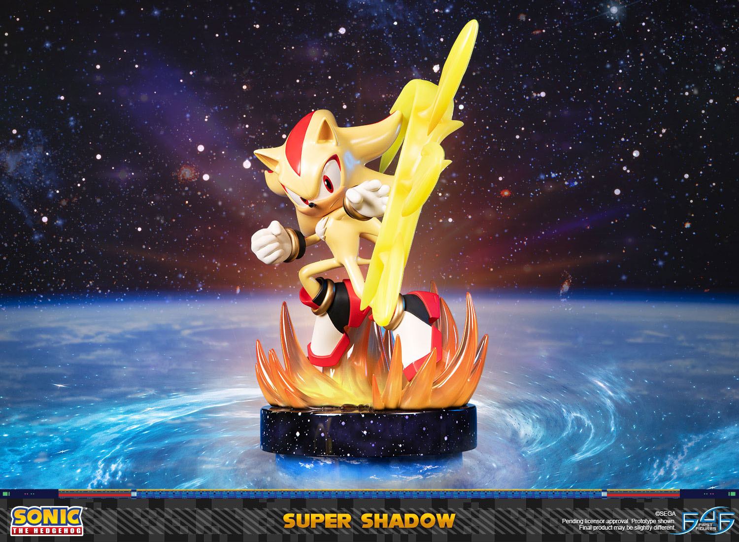 First4Figures Collectible Sonic The Hedgehog Super Shadow Resin Statue
