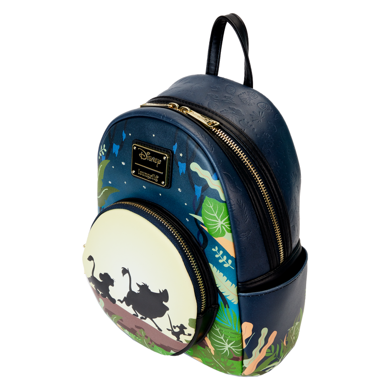 Loungefly Licensed Disney The Lion King 30th Anniversary Hakuna Matata Silhouette Mini Backpack for Casual Everyday Use