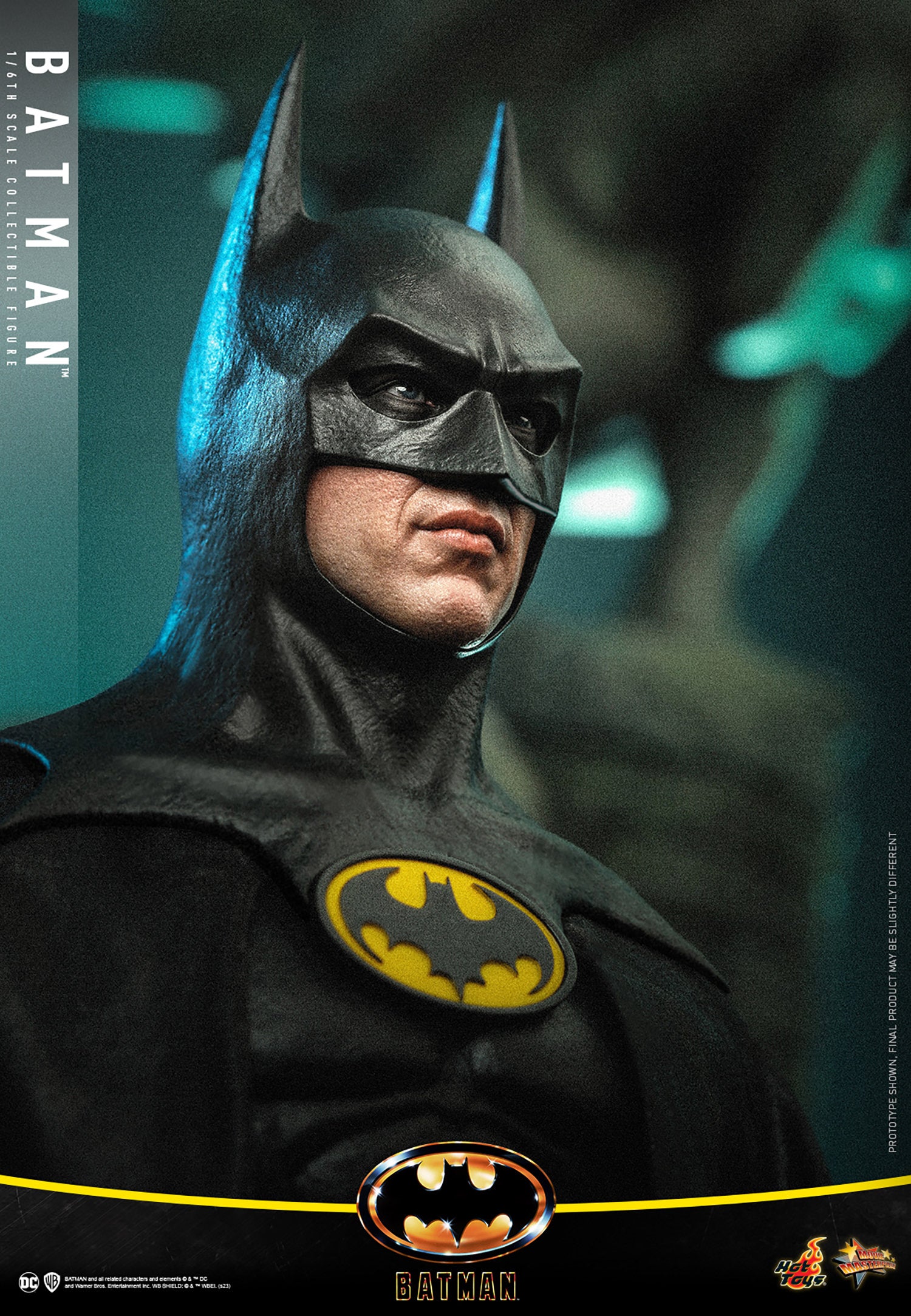 Hot Toys 1/6 Scale DC 1989 Iconic Michael Keaton Batman Figure