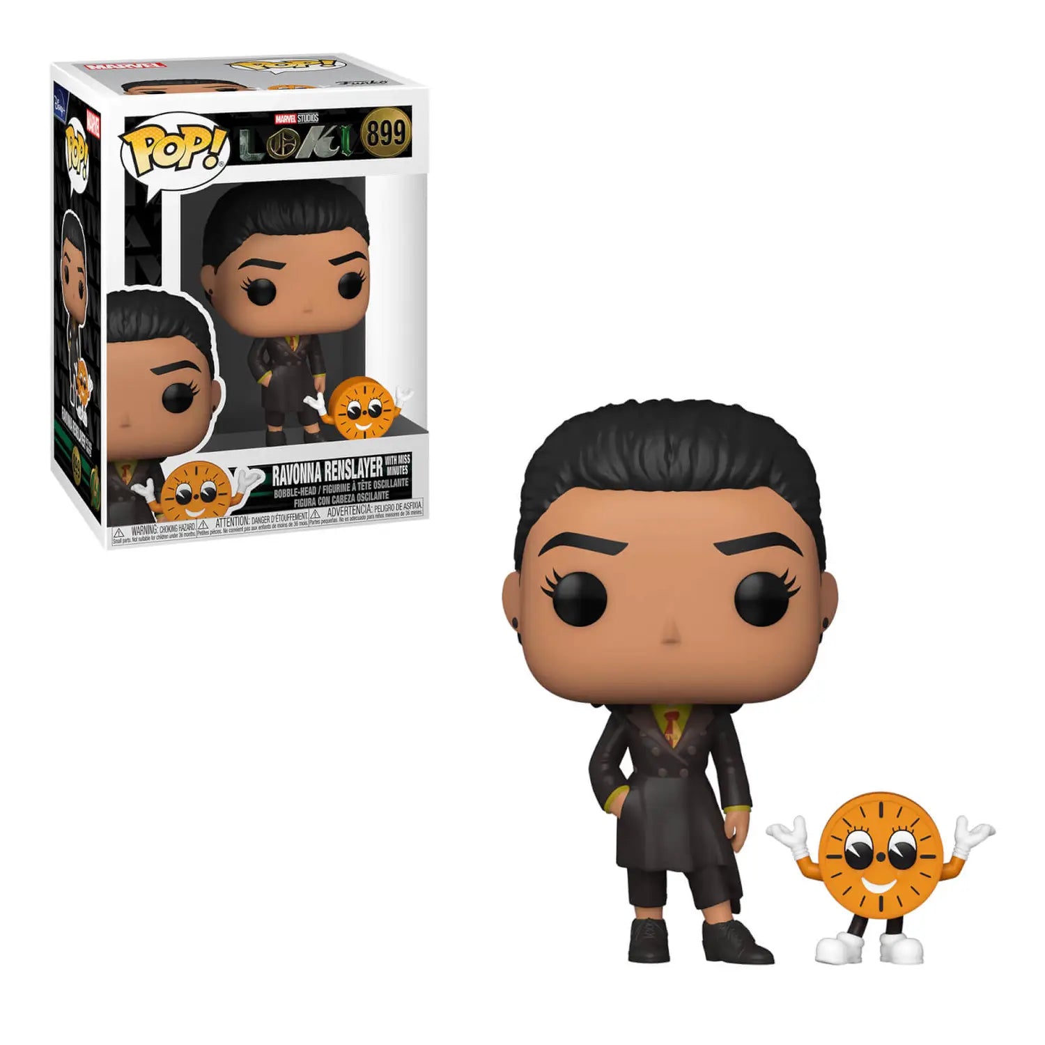 Marvel Loki's Ravonna Renslayer along with Miss Minutes Collectible Funko Pop! Vinyl Action Figure
