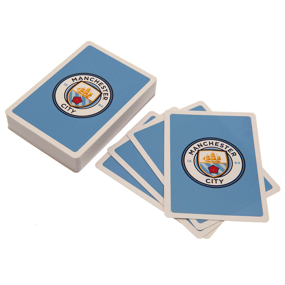High - Quality Manchester City FC Linen Playing Cards