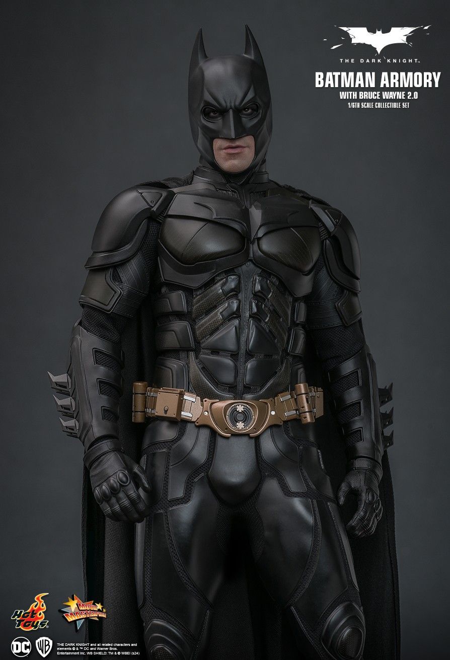 Hot Toys 1/6 Scale Batman Armory Set with Bruce Wayne (2.0)