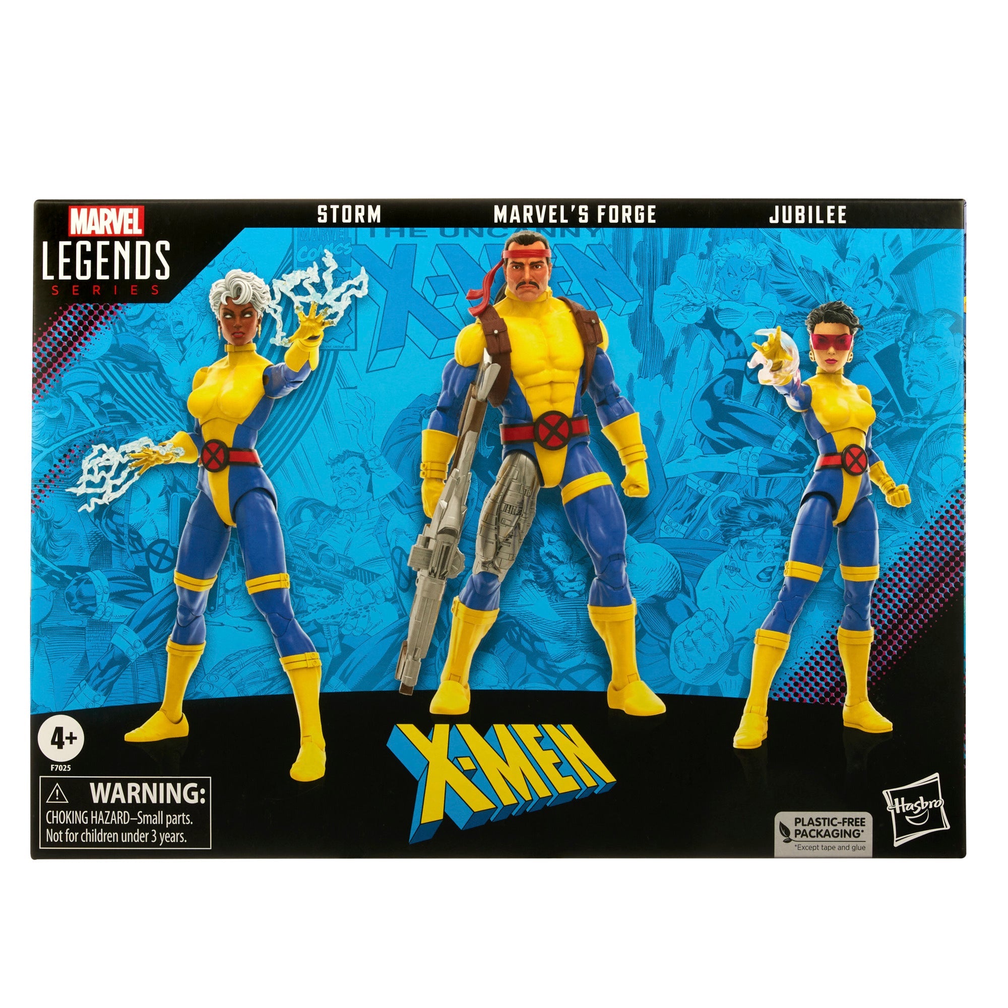 Hasbro Marvel Legends Series: Action Figures of Marvel’s Forge, Storm, and Jubilee - Collectible Toys Inspired by Comics