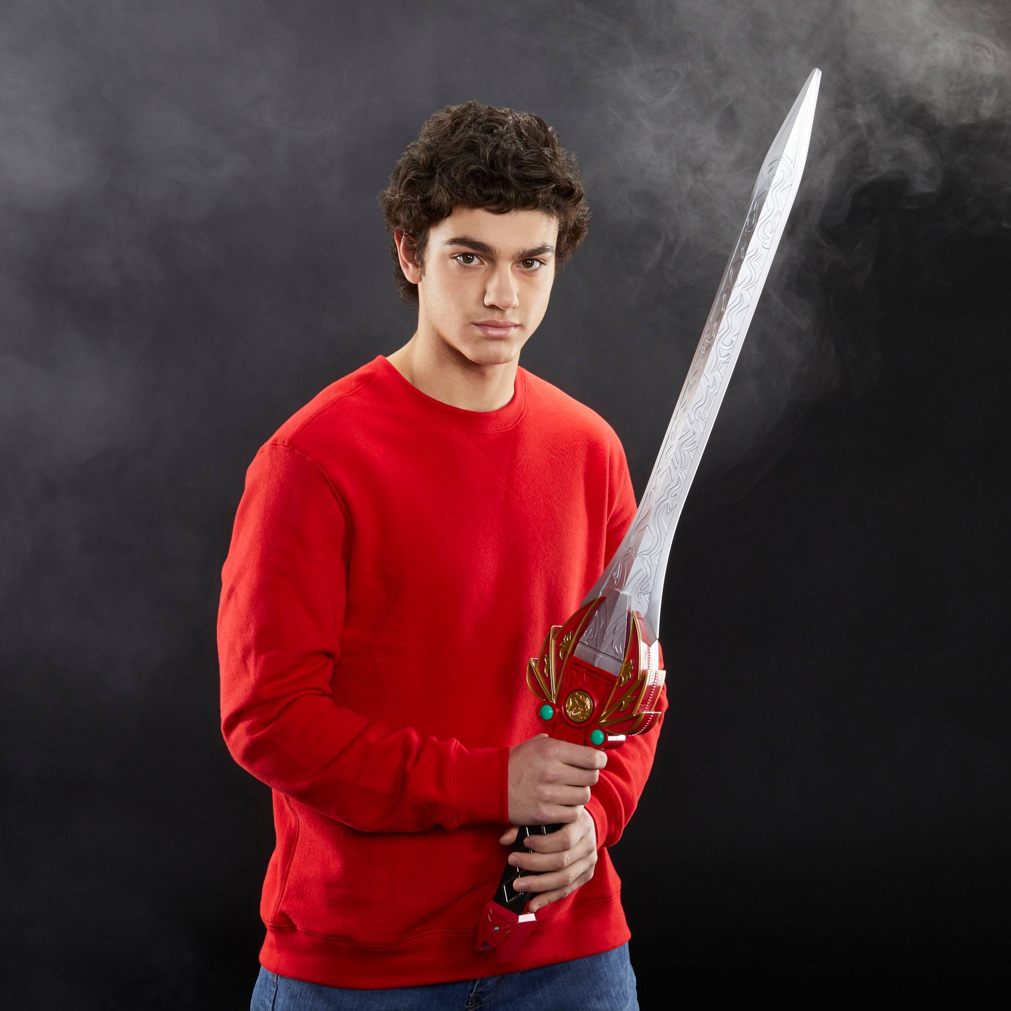 Hasbro Premium Role - play Replica of the Mighty Morphin Red Ranger Power Sword from the Lightning Collection of Power Rangers