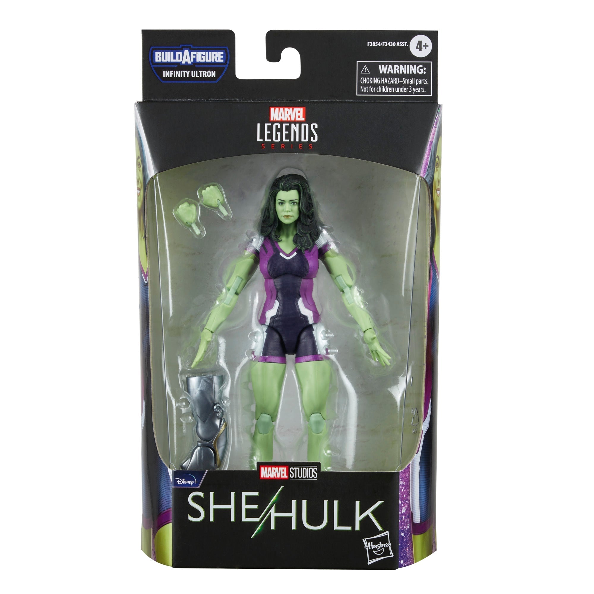 Marvel Legends Series Disney Plus 6-Inch Collectible She-Hulk Action Figure with Ultron Build-a-Figure (BAF) for Fans and Collectors