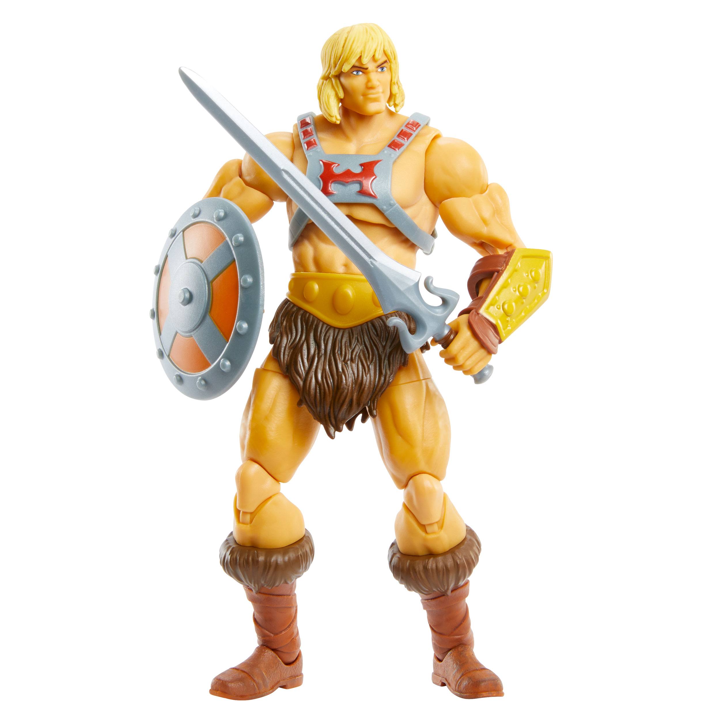 Highly Poseable Masters of the Universe Revelation He - Man Action Figure Set