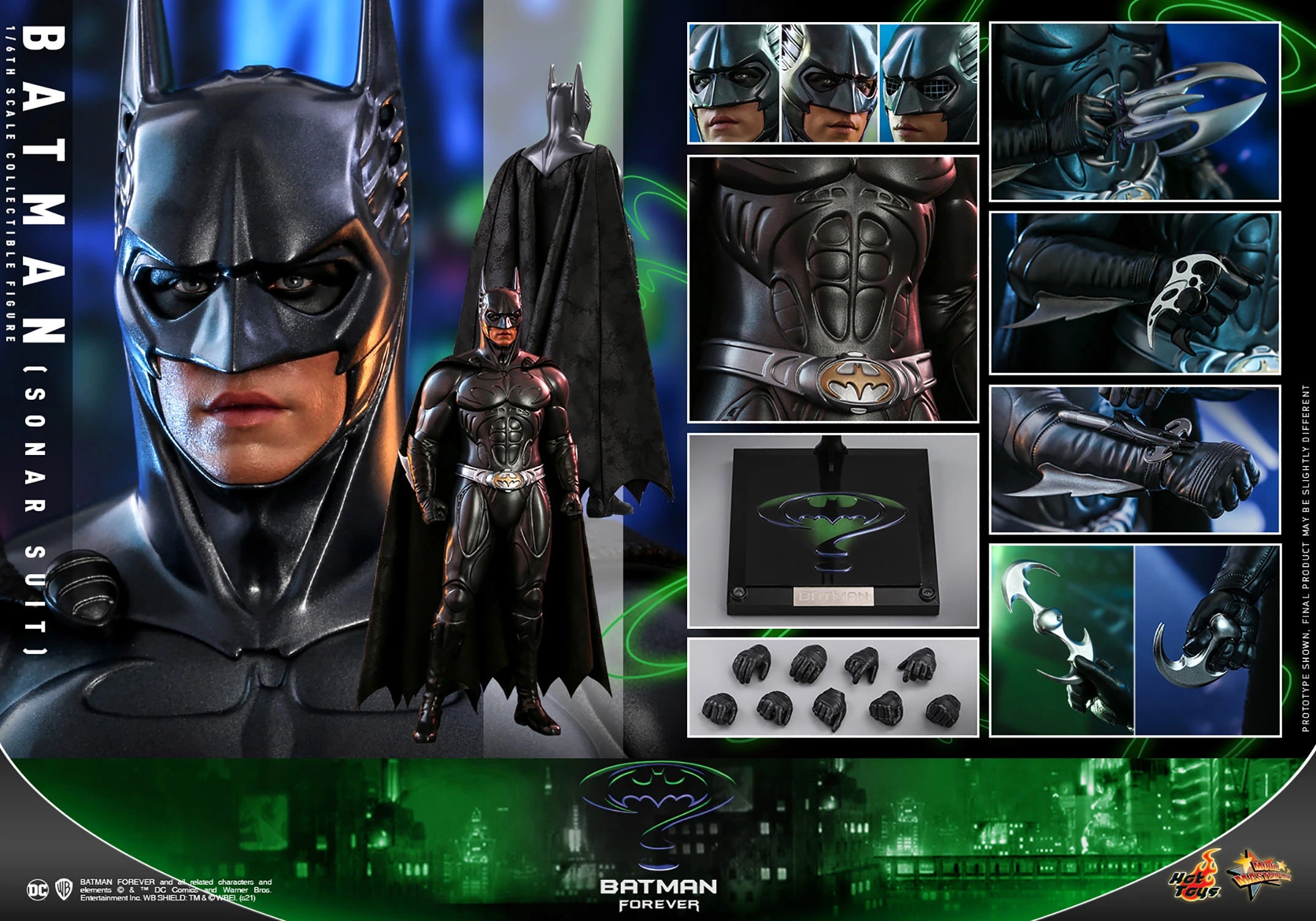 Hot Toys 1/6 Scale Batman Forever Sonar Suit Batman Collectible Figure