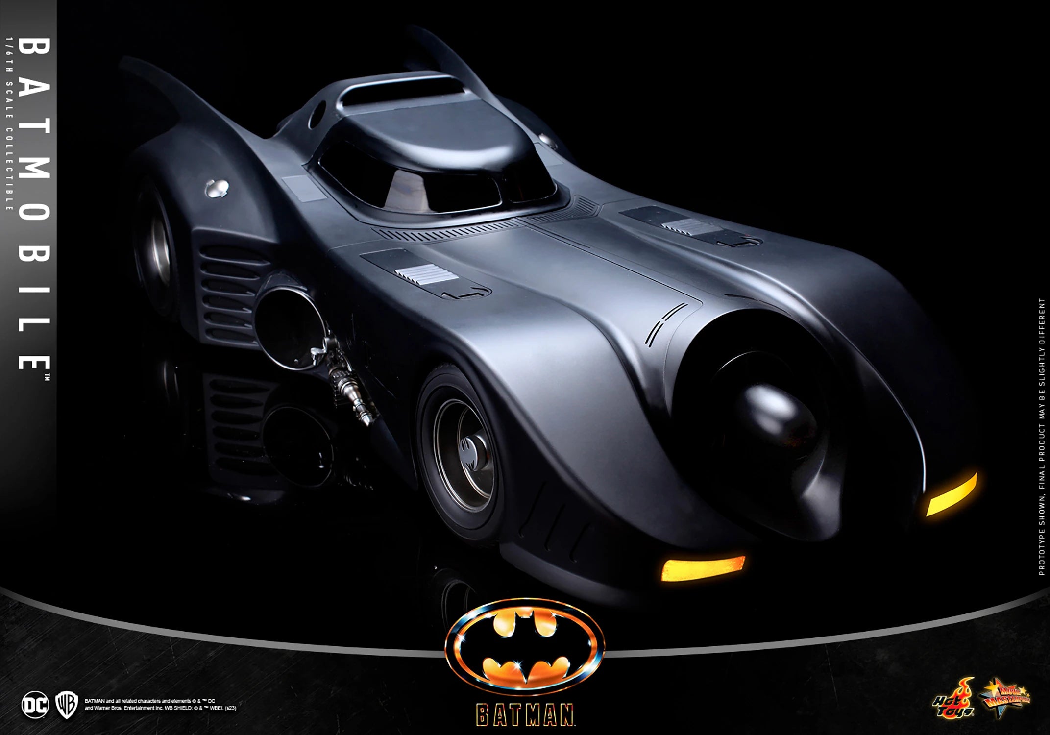 Hot Toys 1/6th Scale Collectible DC 1989 Batman Movie-inspired Batmobile Vehicle
