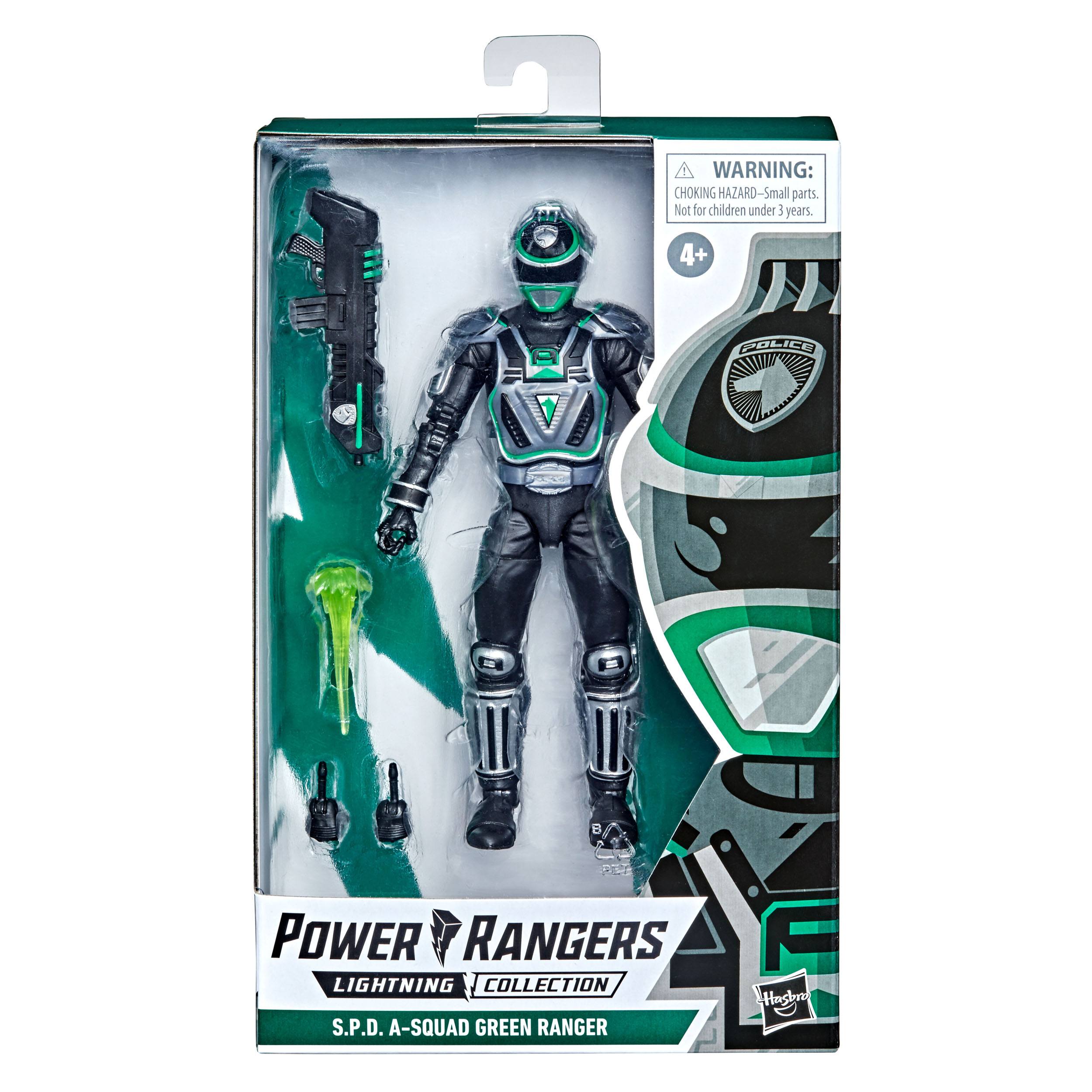 Hasbro's High - Quality Power Rangers Lightning Collection S.P.D. A - Squad Green Ranger Collectible Action Figure