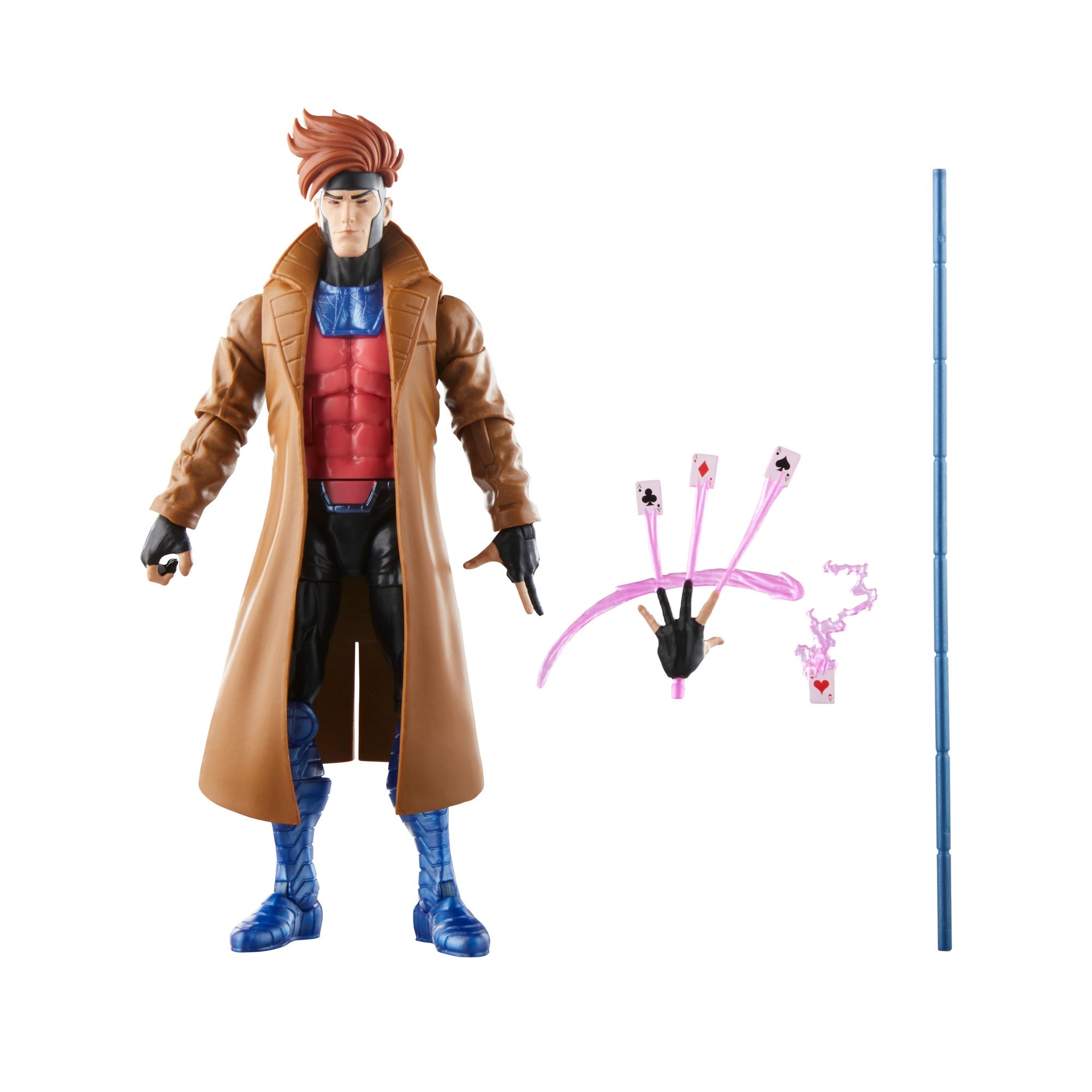 Hasbro's High - Quality Marvel Legends Retro Series Action Figure: X - Men ‘97 Gambit Collectible Toy