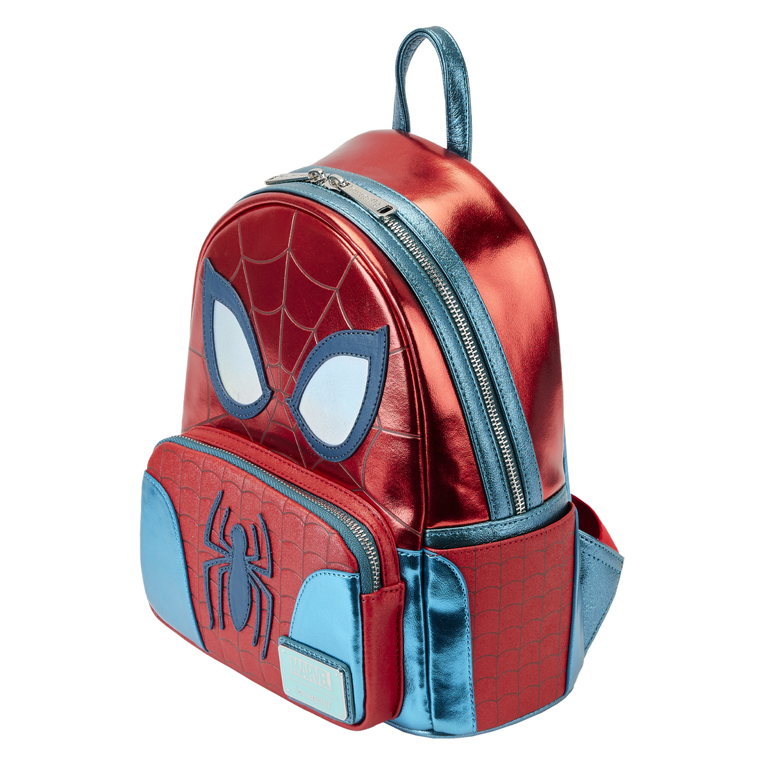 Loungefly Marvel Shining Spider - Man Cosplay Adjustable Mini Backpack