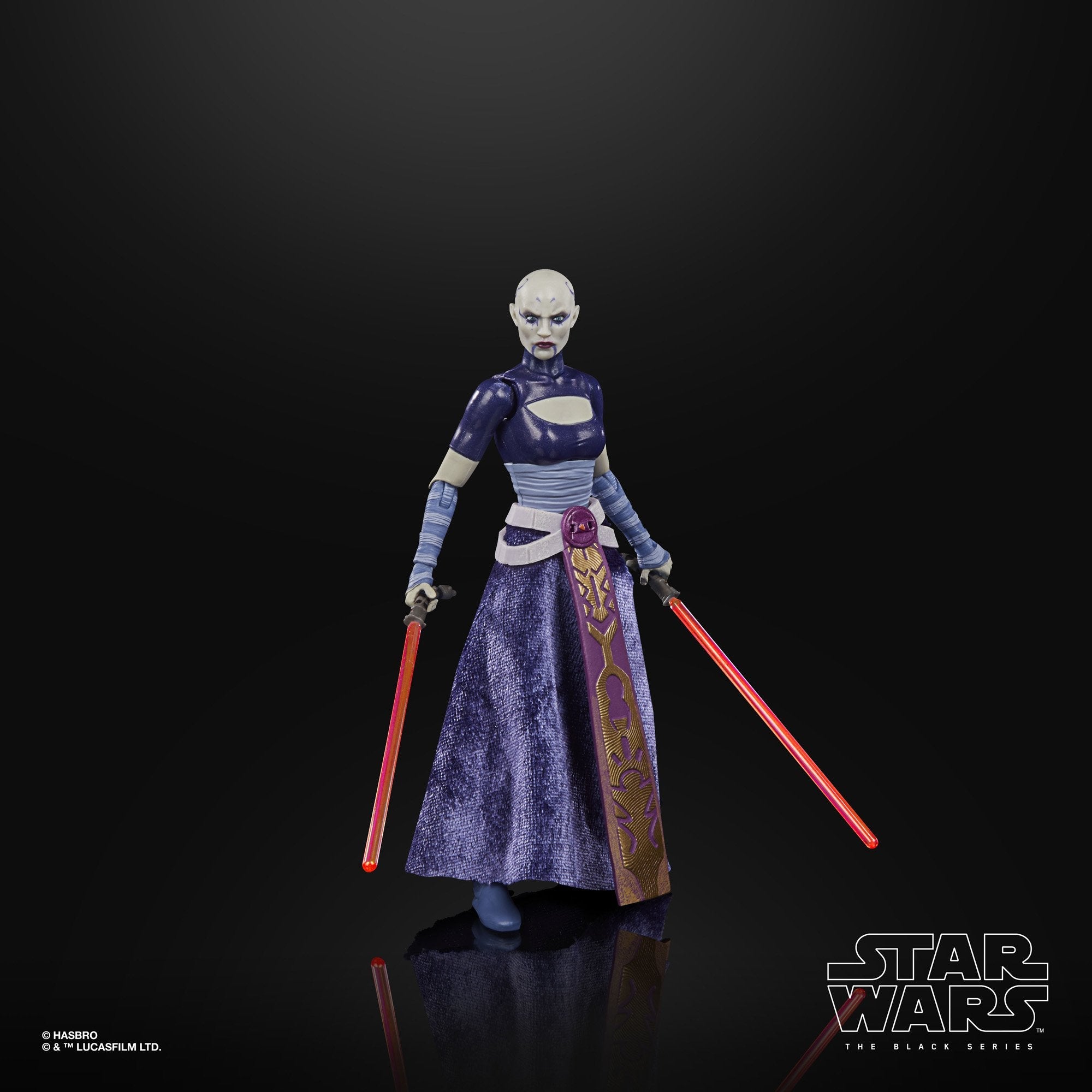 Hasbro's High - Quality Star Wars The Black Series Action Figure of Asajj Ventress, a Dark - Side Assassin