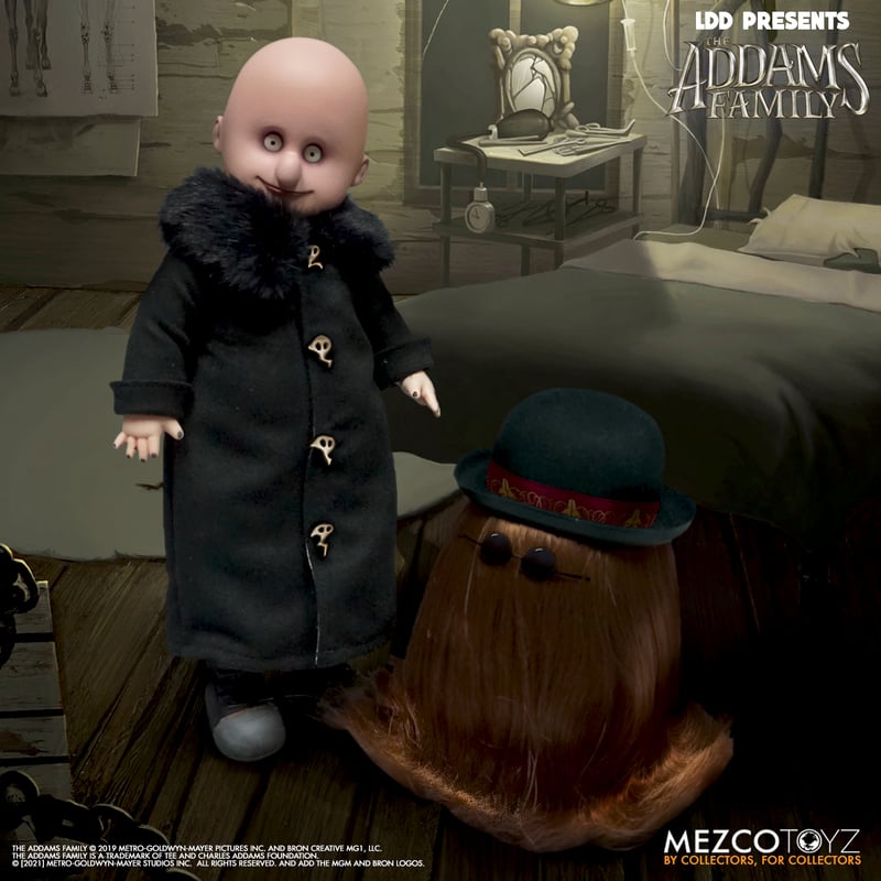 Living Dead Dolls' Exclusive The Addams Family Collection: Fester & It Two - Piece Doll Set