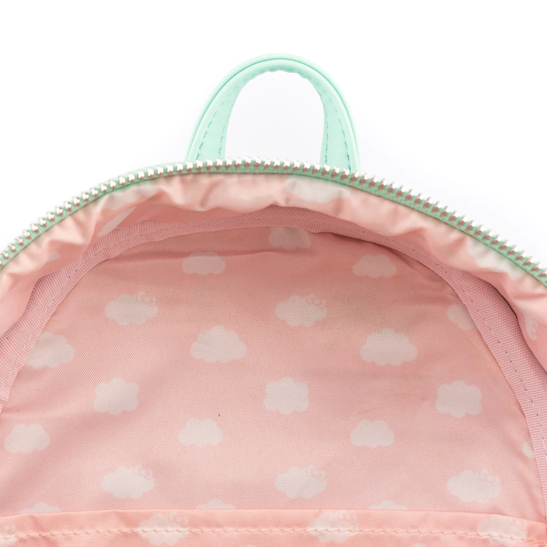 Loungefly Mini Backpack Featuring Pusheen and Hello Kitty with Balloons and Rainbow Design