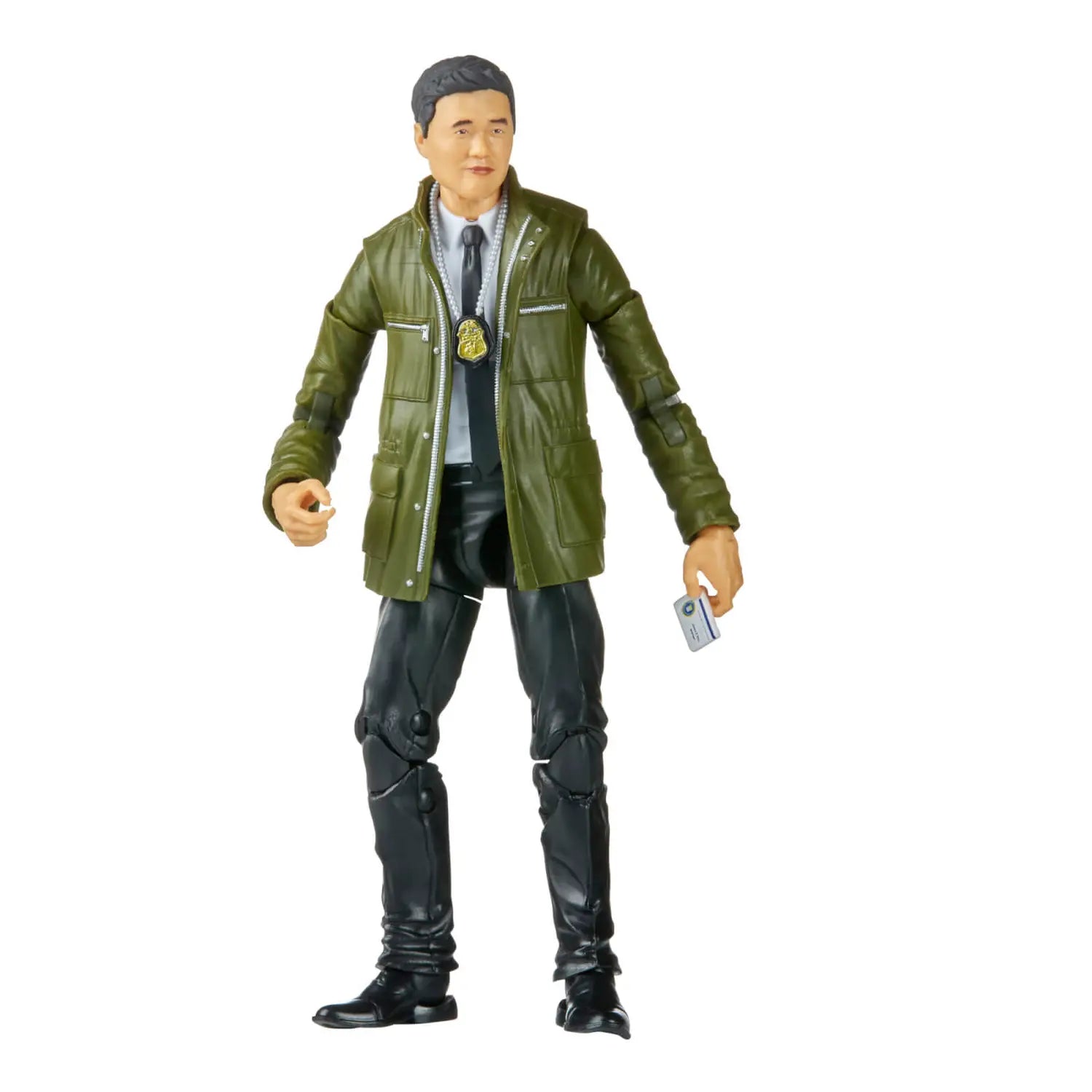 Hasbro 6-Inch Marvel Legends Series Agent Jimmy Woo Action Figure with Khonshu BAF Piece