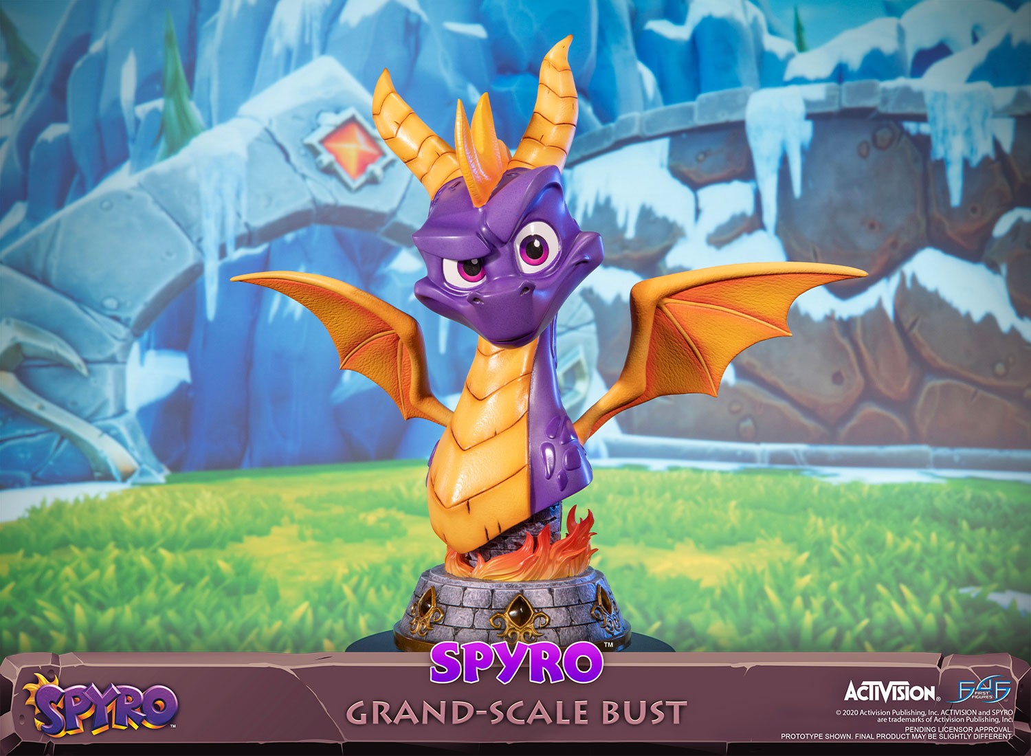 First4Figures Spyro The Dragon Lifesize Collectible Grand-Scale Bust Statue