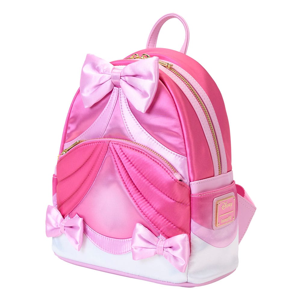 Loungefly Disney Cinderella 75th Anniversary Mini Backpack with Pink Bows