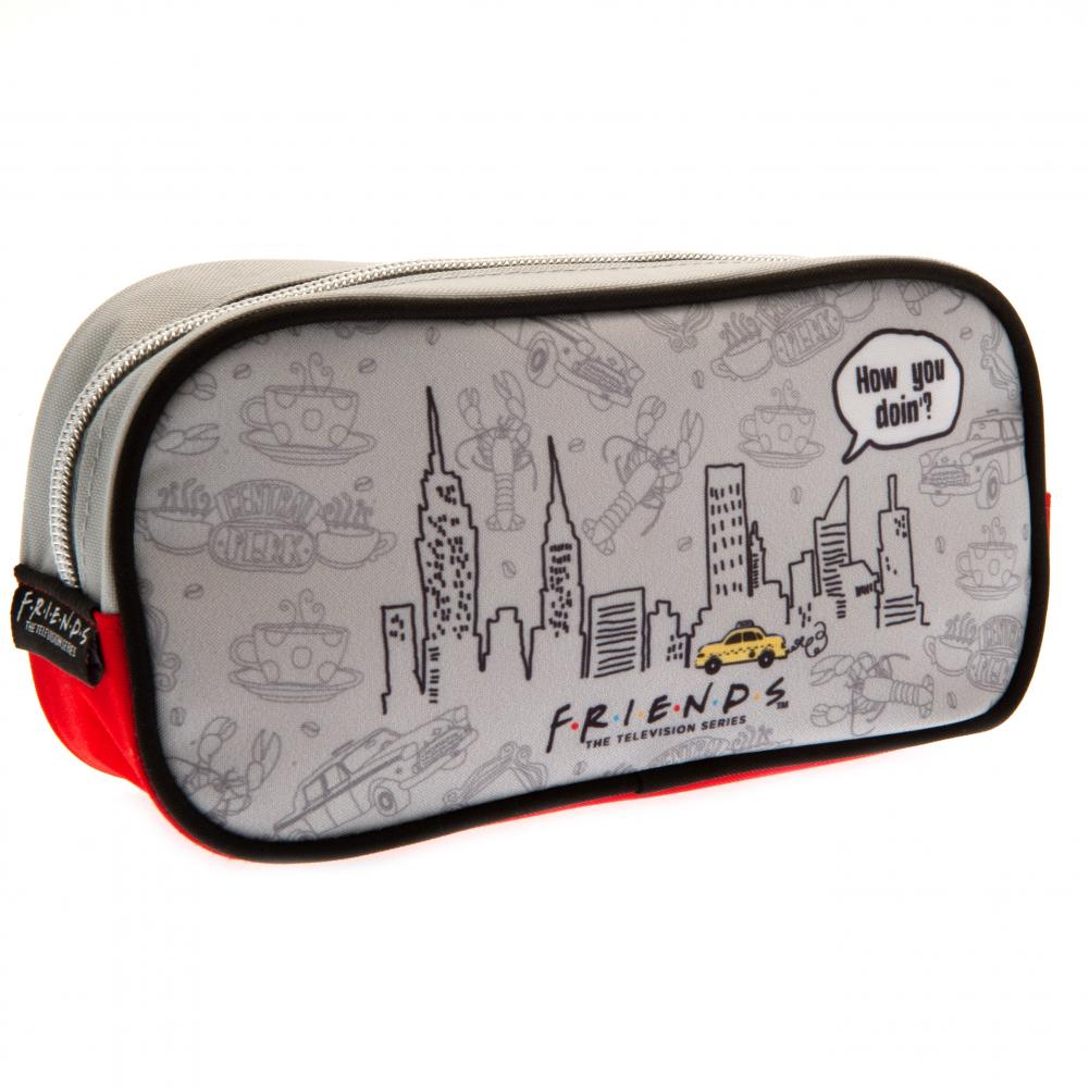 Friends-themed Rectangle Zipped Pencil Case with Central Perk Logo