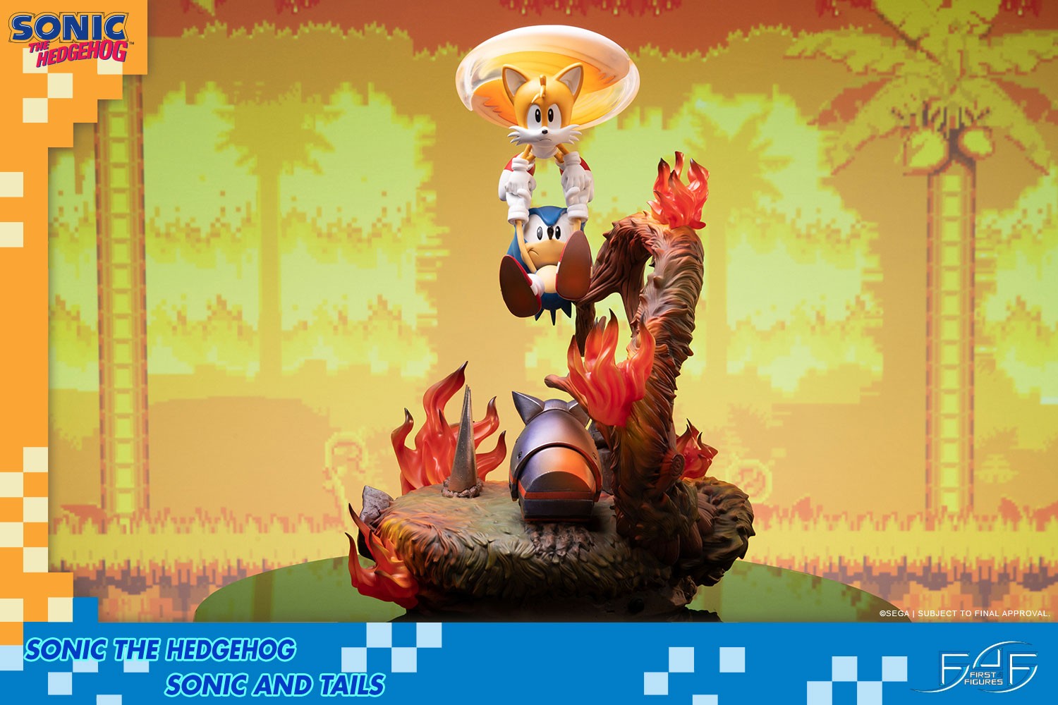 First4Figures Sonic & Tails Statue - Highly Detailed Collectible