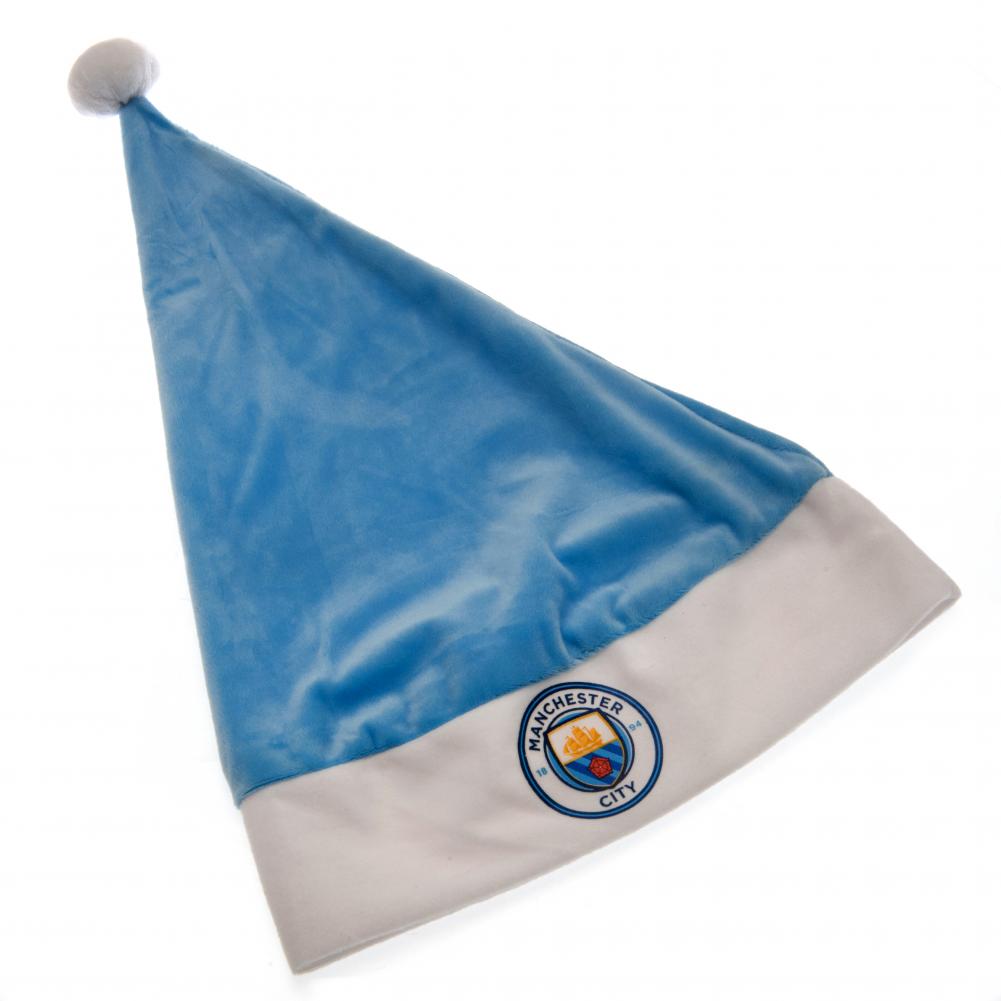 Manchester City Football Club Novelty Santa Hat for Fans