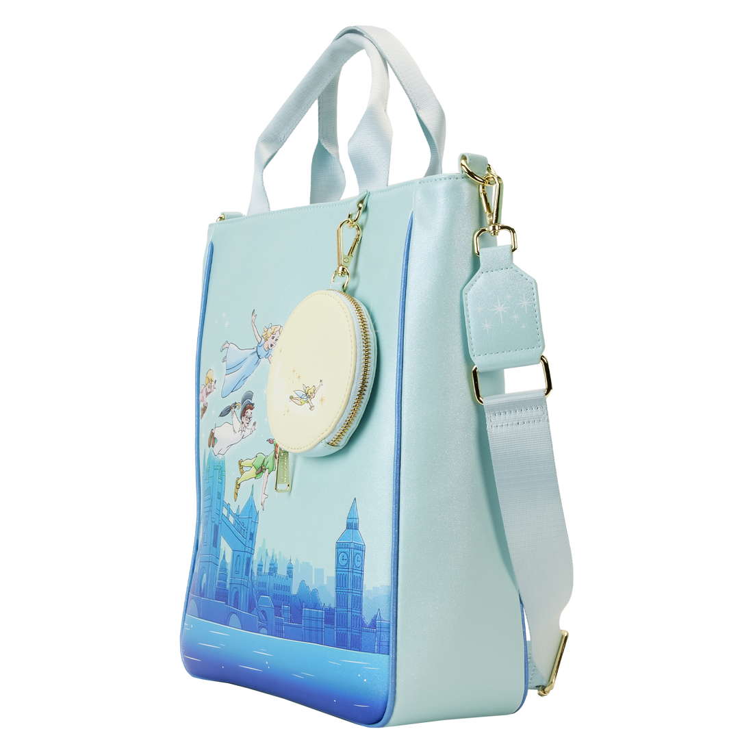 Loungefly Disney Glow-in-the-Dark Peter Pan 'You Can Fly' Tote Bag