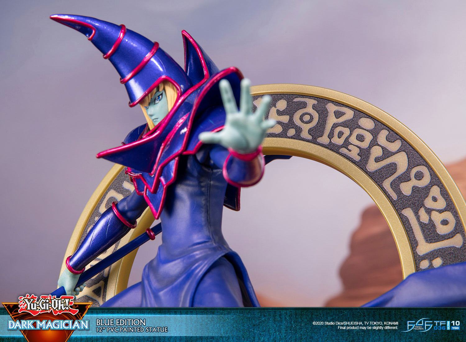 First4Figures Yu-Gi-Oh! Painted PVC Dark Magician Figurine (Blue Variant)